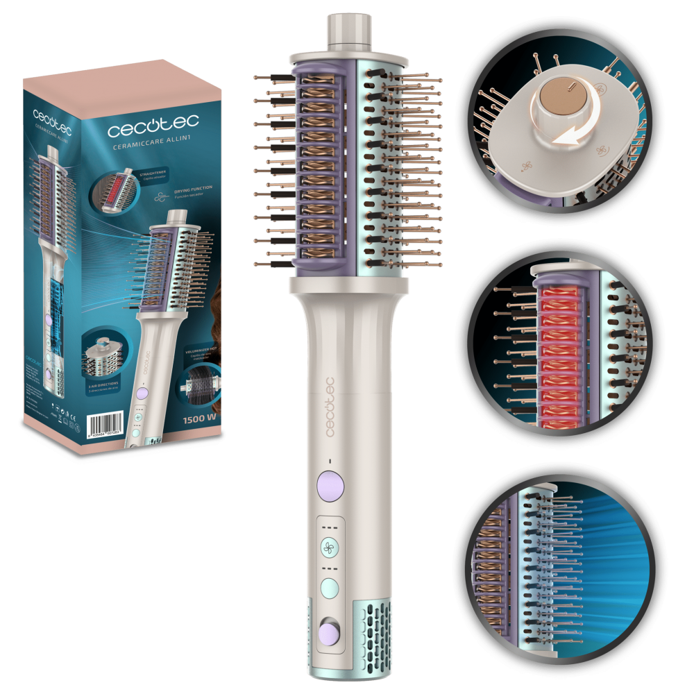 CeramicCare Allin1 Saç Kurutma ve Şekillendirme Fırçası